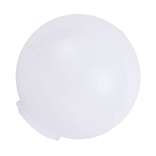 IWOWHERO Lampenschirm Kugel Lampenschirm Für Den Außenbereich Kugelschirm Postlichtabdeckung Lichtschirme Für Deckenleuchten Vanity Globe Lampenschirm Led Lichtmast Zylinder Weiß Acryl Kind von IWOWHERO