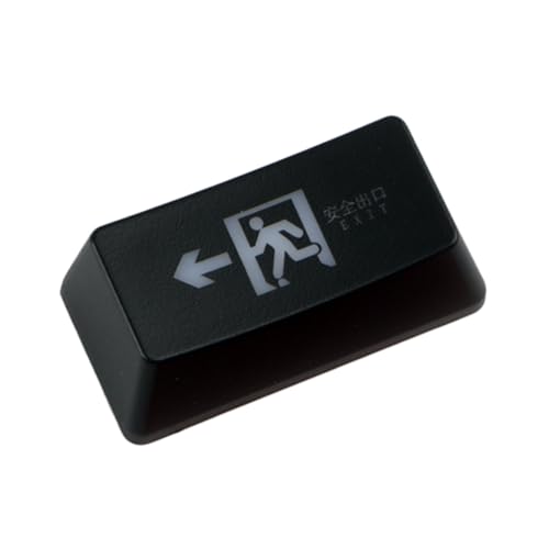 IWOWHERO Mechanische Tastatur Enter tastenkappe Schwarz Durchsichtige Matte Oberfläche Originalhöhe Installieren Langlebig für Gaming und Keyboard enthusiasten von IWOWHERO