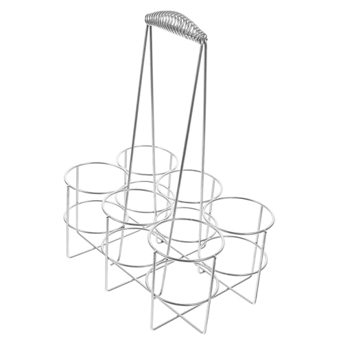 IWOWHERO Metall Bierflaschenhalter Tragbar mit Stabilem Griff Kompakter Flaschenträger für Bierflaschen und Dosen Praktisches Bierregal für Grillpartys Picknick und Zuhause Robustes IWOWHERO Metall Bierflaschenhalter Tragbar mit Stabilem Griff Kompakter Flaschenträger für Bierflaschen und Dosen Praktisches Bierregal für Grillpartys Picknick und Zuhause Robustes von IWOWHERO