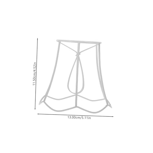 IWOWHERO Metall Lampenschirmrahmen für Tischlampe und Pendelleuchte DIY Lampenschirm Halterung Vielseitig Kompatibel Stabile Konstruktion Geeignet für Zuhause Büro und Hotel Kreatives von IWOWHERO