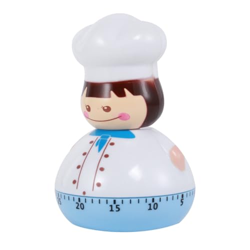 IWOWHERO Mini Mechanischer Küchentimer im Mini Chef Design Batteriefrei Kompakt und Präzise für Backen Kochen Eier und Haushaltszeitmanagement Sky Praktischer Küchenhelfer IWOWHERO Mini Mechanischer Küchentimer im Mini Chef Design Batteriefrei Kompakt und Präzise für Backen Kochen Eier und Haushaltszeitmanagement Sky Praktischer Küchenhelfer von IWOWHERO