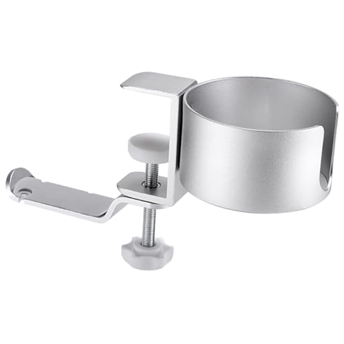 IWOWHERO Multifunktionaler Verstellbarer Aluminium-schreibtisch-becherhalter mit Drehbarem Kopfhörerhalter Rutschfeste Klemme für Tassen für Gaming-headset und Bürogebrauch IWOWHERO Multifunktionaler Verstellbarer Aluminium-schreibtisch-becherhalter mit Drehbarem Kopfhörerhalter Rutschfeste Klemme für Tassen für Gaming-headset und Bürogebrauch von IWOWHERO