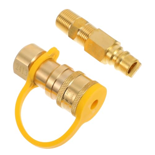 IWOWHERO Propanschlauch Schnellkupplung Messing Gasstecker für Grill und Gastank Langlebige Verbindung für Einfache Nutzung und Schnelles Aufpumpen IWOWHERO Propanschlauch Schnellkupplung Messing Gasstecker für Grill und Gastank Langlebige Verbindung für Einfache Nutzung und Schnelles Aufpumpen von IWOWHERO