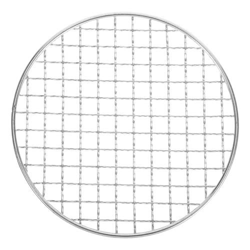 IWOWHERO Runder Grillrost Edelstahl BBQ Grillgitter mit Gleichmäßiger Wärmeverteilung Leichtes Tragbares Grillnetz für Camping und Outdoor Grillen Wiederverwendbar und Einfach zu Reinigen IWOWHERO Runder Grillrost Edelstahl BBQ Grillgitter mit Gleichmäßiger Wärmeverteilung Leichtes Tragbares Grillnetz für Camping und Outdoor Grillen Wiederverwendbar und Einfach zu Reinigen von IWOWHERO