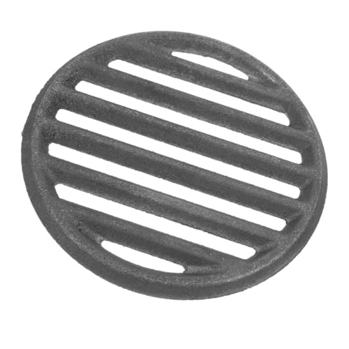 IWOWHERO Runder Gusseisen Grillrost für Holzkohlefeuerstelle Langlebiges Bbq Grillgitter mit Stabiler Hitzebeständiger Kochfläche Leicht zu Reinigen für Outdoor Camping und IWOWHERO Runder Gusseisen Grillrost für Holzkohlefeuerstelle Langlebiges Bbq Grillgitter mit Stabiler Hitzebeständiger Kochfläche Leicht zu Reinigen für Outdoor Camping und von IWOWHERO