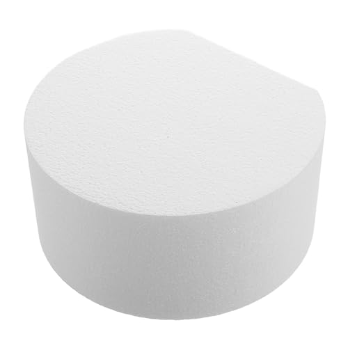 IWOWHERO Schaumstoff Kuchen Dummy Weiß Runde Kuchenbasis mit Glatten Streifen Vielseitig für Fondantmodelle Hochzeitstorten und Desserttische Einfach zu Verwenden für Tortendekoration und IWOWHERO Schaumstoff Kuchen Dummy Weiß Runde Kuchenbasis mit Glatten Streifen Vielseitig für Fondantmodelle Hochzeitstorten und Desserttische Einfach zu Verwenden für Tortendekoration und von IWOWHERO