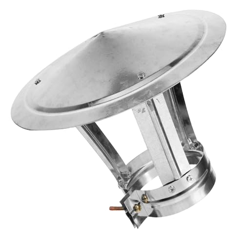 IWOWHERO Schornsteinkappe Eisen Winddicht und Regensicher Øcm Schutzhaube für Robustes Design zu Installieren für Garten und Heimdekoration von IWOWHERO