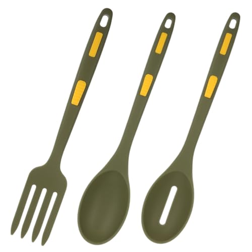 IWOWHERO Silikon Kochlöffel Set Teilig Flexible Kochgabel Silikon Rührlöffel Geschlitzt Bpa Frei Hitzebeständig Küchenhelfer für Familie Restaurant Hot Pot Gebrauch IWOWHERO Silikon Kochlöffel Set Teilig Flexible Kochgabel Silikon Rührlöffel Geschlitzt Bpa Frei Hitzebeständig Küchenhelfer für Familie Restaurant Hot Pot Gebrauch von IWOWHERO
