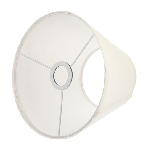 IWOWHERO Stoff Tischlampen Lampenschirm Beige Lampenschirme Für Tischlampen Schreibtischlampe Großer Lampenschirm Dekoration Leinen Klasse Grau Schlafzimmer von IWOWHERO