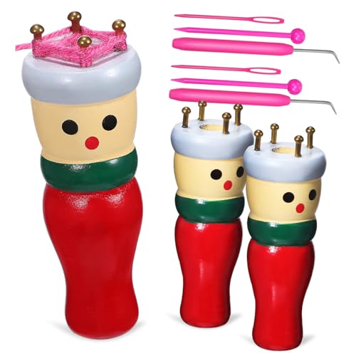 IWOWHERO Strickpuppe Aus Holz Mit Strickrahmen Und Zubehör Für Stricken Häkeln Und Flechten Geeignet Für DIY-projekte Und Fantasievolles Spielzeug Für Junge Mädchen IWOWHERO Strickpuppe Aus Holz Mit Strickrahmen Und Zubehör Für Stricken Häkeln Und Flechten Geeignet Für DIY-projekte Und Fantasievolles Spielzeug Für Junge Mädchen von IWOWHERO