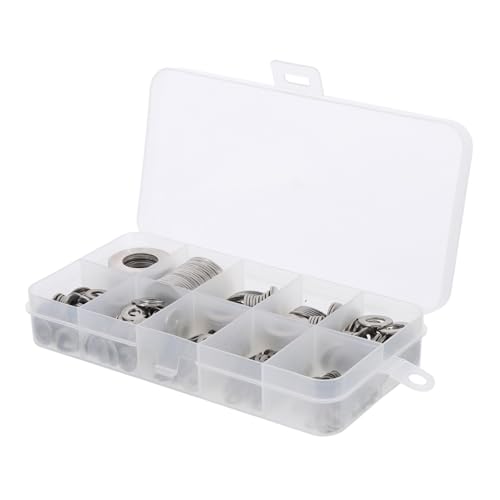 IWOWHERO Teiliges Edelstahl Unterlegscheiben Flache Beilagscheiben Rostfrei Vielseitig für Schrauben und Muttern Schutzscheiben mit Glatter Oberfläche für Haushalt Auto und Anwendungen IWOWHERO Teiliges Edelstahl Unterlegscheiben Flache Beilagscheiben Rostfrei Vielseitig für Schrauben und Muttern Schutzscheiben mit Glatter Oberfläche für Haushalt Auto und Anwendungen von IWOWHERO