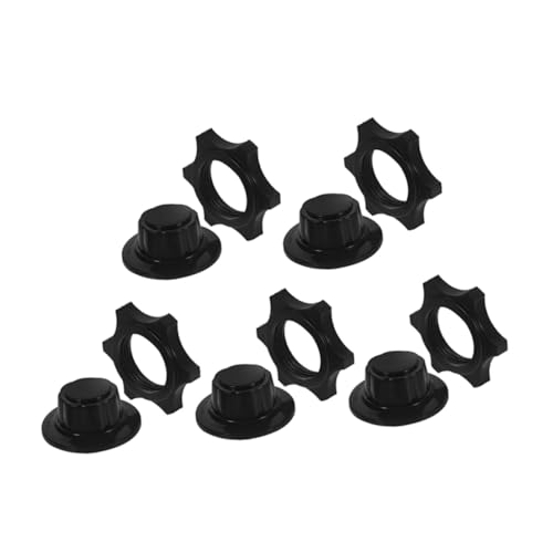 IWOWHERO Teiliges Kunststoff Lüfter Muttern Abdeckkappen Ersatz Fan Teile Schrauben Muttern Abdeckungen für Tisch Standventilatoren Schwarz Leicht und Stabil IWOWHERO Teiliges Kunststoff Lüfter Muttern Abdeckkappen Ersatz Fan Teile Schrauben Muttern Abdeckungen für Tisch Standventilatoren Schwarz Leicht und Stabil von IWOWHERO