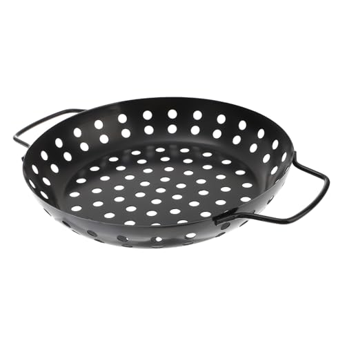 IWOWHERO Tragbare Runde Grillpfanne mit Großem Griff Antihaftbeschichtete Bratplatte für Outdoor Barbecue Langlebiges Grillblech für Holzkohlegrill und Gartenfeiern IWOWHERO Tragbare Runde Grillpfanne mit Großem Griff Antihaftbeschichtete Bratplatte für Outdoor Barbecue Langlebiges Grillblech für Holzkohlegrill und Gartenfeiern von IWOWHERO