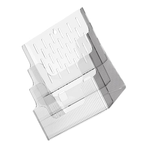 IWOWHERO Transparenter Broschürenhalter Desktop Aufsteller aus Kunststoff Stabiler Prospektständer für Flyer Prospekte und Informationsmaterial Platzsparend für Büro Hotel und Geschäft IWOWHERO Transparenter Broschürenhalter Desktop Aufsteller aus Kunststoff Stabiler Prospektständer für Flyer Prospekte und Informationsmaterial Platzsparend für Büro Hotel und Geschäft von IWOWHERO