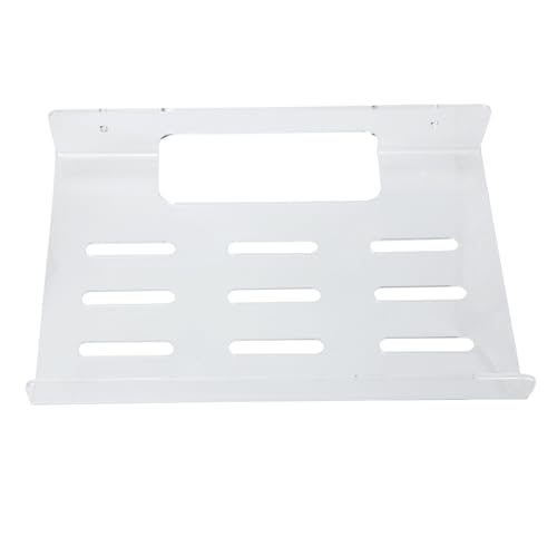 IWOWHERO Transparenter Wandhalter Router Organizer Einfach Montierbares Aufbewahrungsregal für WLAN Router Multifunktionaler Wandhalter für Büro Schlafzimmer Küche Platzsparend und von IWOWHERO