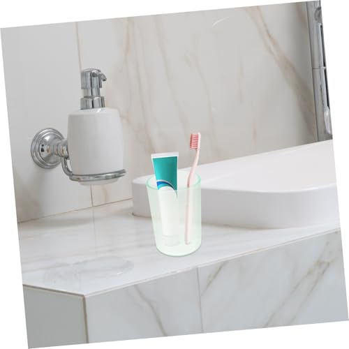 IWOWHERO Transparenter Zahnputzbecher aus Robustem Multifunktionaler Wasser Mundspülbecher für Badezimmer Geeignet für Erwachsene und Elegantes Design in Transparentem Grün IWOWHERO Transparenter Zahnputzbecher aus Robustem Multifunktionaler Wasser Mundspülbecher für Badezimmer Geeignet für Erwachsene und Elegantes Design in Transparentem Grün von IWOWHERO