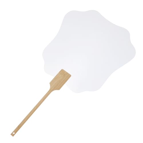IWOWHERO Transparentes Diy Handfächer Blanko Fächer zum Bemalen Tragbarer Chinesischer Handventilator für Hochzeit Party und Dekoration von IWOWHERO