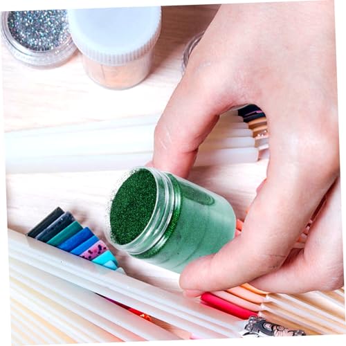 IWOWHERO Ultra Feines Grünes Glitzerpulver Flasche Feiner Glitter für Nageldesign Epoxidharz Basteln Gesicht Körper Haar Dekoration DIY Kosmetik Glitter Pulver IWOWHERO Ultra Feines Grünes Glitzerpulver Flasche Feiner Glitter für Nageldesign Epoxidharz Basteln Gesicht Körper Haar Dekoration DIY Kosmetik Glitter Pulver von IWOWHERO