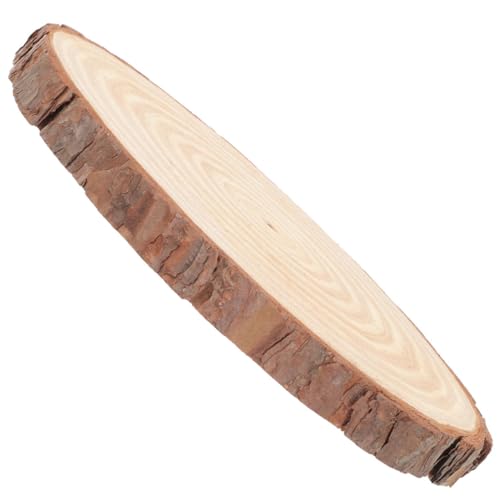 IWOWHERO Unbehandelte Runde Holzscheibe Naturbelassene Baumscheibe für Basteln und DIY Leicht Bemalbar als Holz deko oder Tischuntersetzer Geeignet von IWOWHERO