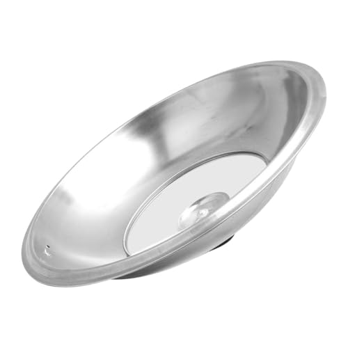 IWOWHERO Universeller Wokpfannen Deckel aus Edelstahl mit Sichtglas Spritzschutzfest Hitzebeständig Spülmaschinengeeignet Passend für Töpfe und Pfannen Anti überlauf Lebensmittelecht von IWOWHERO