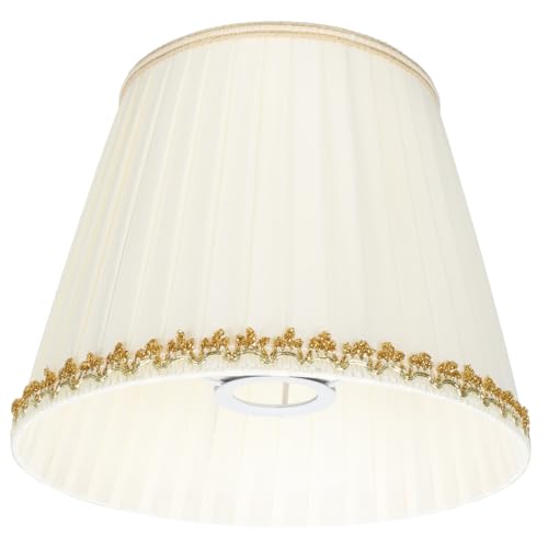 IWOWHERO Vintage Stoff Lampenschirm Fassung Ersatz Lampenschirm für Tisch Stehlampe Elegante Stoffabdeckung für Wohnzimmer Schlafzimmer und Büro IWOWHERO Vintage Stoff Lampenschirm Fassung Ersatz Lampenschirm für Tisch Stehlampe Elegante Stoffabdeckung für Wohnzimmer Schlafzimmer und Büro von IWOWHERO