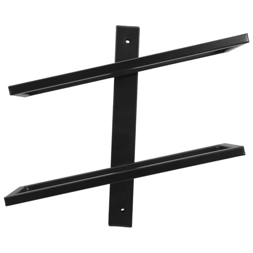IWOWHERO Wandmontiertes Weinregal aus Gusseisen Dekorativer Metallhalter für Flaschen Robustes Sicheres Wandregal für Küche Bar Modernes Minimalistisches Design Vielseitig Einsetzbar für von IWOWHERO