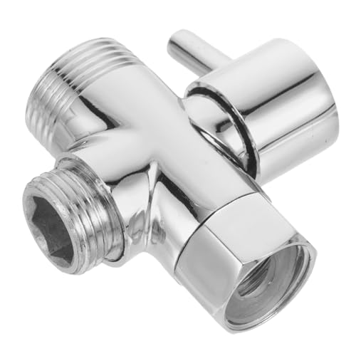 IWOWHERO Wasserfilter T Adapter Kupfer und Absperrventil für Duschkopf und Wasserhahn im Badezimmer Langlebig und Rostfrei von IWOWHERO