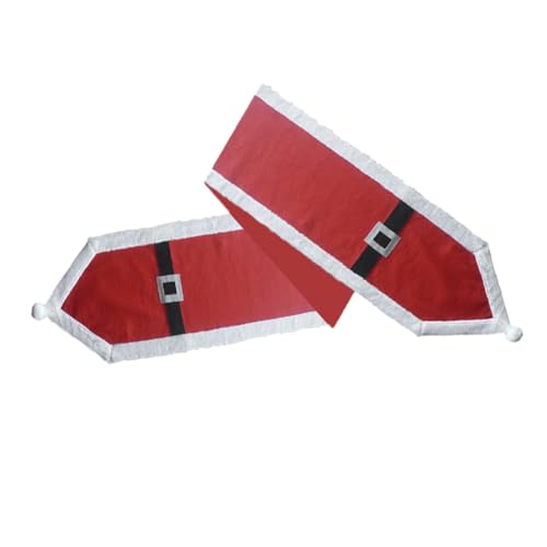 IWOWHERO Weihnachtliche Tischdecke mit Santa Claus Gürtelmotiv Kreative und Waschbare Tischdeko Wiederverwendbare Tischdecke für Restaurant und Zuhause Sichere und Praktische IWOWHERO Weihnachtliche Tischdecke mit Santa Claus Gürtelmotiv Kreative und Waschbare Tischdeko Wiederverwendbare Tischdecke für Restaurant und Zuhause Sichere und Praktische von IWOWHERO