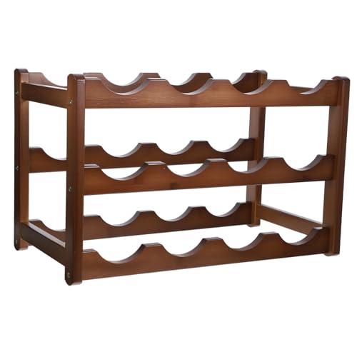 IWOWHERO Weinregal Für Flaschen Minimalistischer Weinständer Für Zuhause Küche Oder Und Für Weinliebhaber Und Besondere Anlässe von IWOWHERO