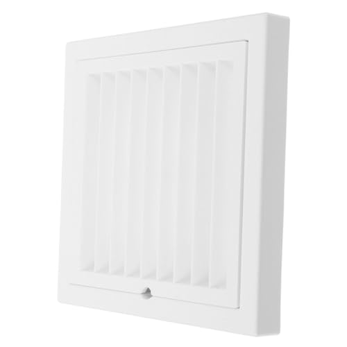IWOWHERO Wetterbeständiges Abs Lüftungsgitter mit Verstellbaren Lamellen und Integriertem Staubfilter Quadratischer Decken-diffusor für Balkon Küche Bad Effektive Luftzirkulation und von IWOWHERO