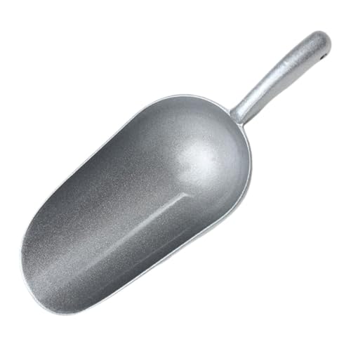 IWOWHERO Zinklegierung Lebensmittelechte Mehrzweck schaufel Glatte Kanten Eiswürfel Nüsse Mehl Küchenhelfer Silber Küchenwerkzeug von IWOWHERO