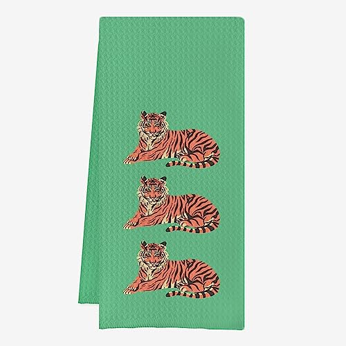 IWXYI Preppy Green Cheetah Leopard Waffle Weave Kitchen Dish Towels for Kitchen 16×24 Inches,Boho Cheetah Leopard Decorative Hand Towels Dish Cloths for Bathroom Kitchen Washing Drying Dishes IWXYI Preppy Green Cheetah Leopard Waffle Weave Kitchen Dish Towels for Kitchen 16×24 Inches,Boho Cheetah Leopard Decorative Hand Towels Dish Cloths for Bathroom Kitchen Washing Drying Dishes von IWXYI