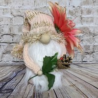 Pfirsich Farbe Gold Glitzer Blume Wichtel | Grunge Waldwichtel von IWishIHadGnome