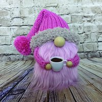Pinker Wichtel | Kaffeewichtel Kaffeeliebhaber Geschenk Küche Kaffee von IWishIHadGnome