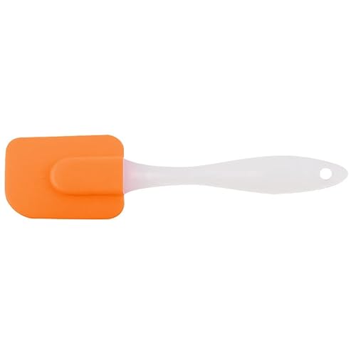 IXCVBNGHS Kuchen Sahneschaber Haushalt Silikonschaber (Orange), small von IXCVBNGHS
