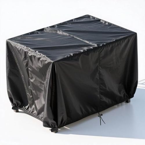 Abdeckung für Gartenmöbel Wasserdichtes,abdeckung tisch outdoor Heavy Duty 600D Oxford PU gartentisch schutzhülle,Rechteckig Schutzhülle für Möbbelsets Abdeckhaube 240x100x100cm(LxBxH) von IXEHOH