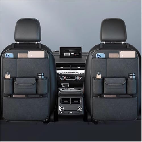 IXEUYN Auto Rückenlehne Organizer für Audi Q2 Q3 Q4 Q5 Q6 Q7 Q8 R8 TT, Auto-Sitz-Organizer Rückseite Multifunktionale Wasserdicht Rücksitz Organizer Zubehör,Black-Two IXEUYN Auto Rückenlehne Organizer für Audi Q2 Q3 Q4 Q5 Q6 Q7 Q8 R8 TT, Auto-Sitz-Organizer Rückseite Multifunktionale Wasserdicht Rücksitz Organizer Zubehör,Black-Two von IXEUYN