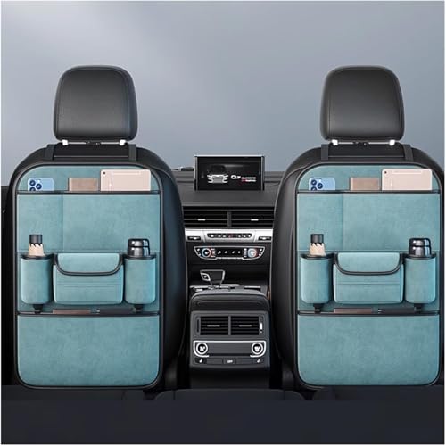 IXEUYN Auto Rückenlehne Organizer für Audi S1 S3 S5 S6 S7 S8 8V B9 8T F5 C7 C8 D4, Auto-Sitz-Organizer Rückseite Multifunktionale Wasserdicht Rücksitz Organizer Zubehör,Cyan-Two IXEUYN Auto Rückenlehne Organizer für Audi S1 S3 S5 S6 S7 S8 8V B9 8T F5 C7 C8 D4, Auto-Sitz-Organizer Rückseite Multifunktionale Wasserdicht Rücksitz Organizer Zubehör,Cyan-Two von IXEUYN