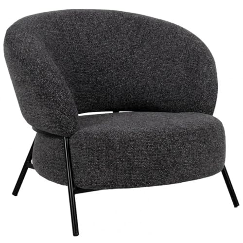 IXIA Lounge-Sessel aus Stoff, anthrazitgrau Lunka von IXIA