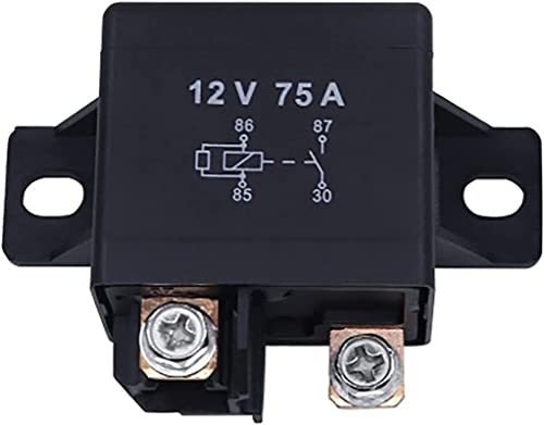 IXITAB Relais 75A 12V 2.4w/24v 2.4W Gabelstaplerrelais Baggerrelais Startrelais Mehrzweckrelais Hohe Temperaturbeständigkeit (Color : 12V 2.4W 75A) von IXITAB