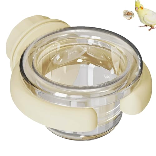 Futterspender für Haustiere, Käfig, Vogelkäfig-Futterspender, Neue Vogelwasser-Trinköffnung, Hamsterkäfig-Wassernapf, Vogelfutternapf, Hamsterkäfig-Futterspender, kleines Tierfutter von IXMLDAXD