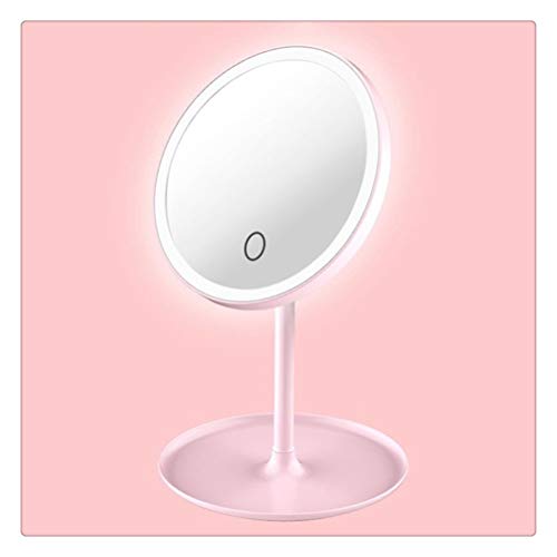 IXMLDAXD Kosmetikspiegel, Touchscreen-Schminkspiegel mit natürlichem weißem LED-Tageslicht, Abnehmbarer Basis, Tisch-Kosmetikspiegel IXMLDAXD Kosmetikspiegel, Touchscreen-Schminkspiegel mit natürlichem weißem LED-Tageslicht, Abnehmbarer Basis, Tisch-Kosmetikspiegel von IXMLDAXD