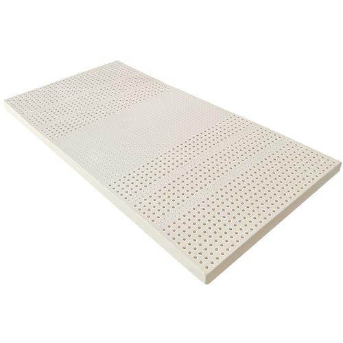 IXMLDAXD Latexmatratzen, Matratze, atmungsaktiv und bequem, Matratze aus 100% Bio-Naturlatex, langlebig und Nicht leicht zu Falten, Matratzenschoner 7,5 cm, 90 x 200 cm(2.5cm,200x220cm) von IXMLDAXD