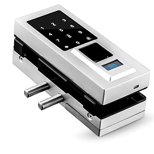 IXMLDAXD Smart Locks, Türschloss mit schlüssellosem Zugang und Fingerabdruck-Sensor, Sicherheits-Diebstahlschutz aus Volllegierung, Vordertürschloss Ziffernblock von IXMLDAXD