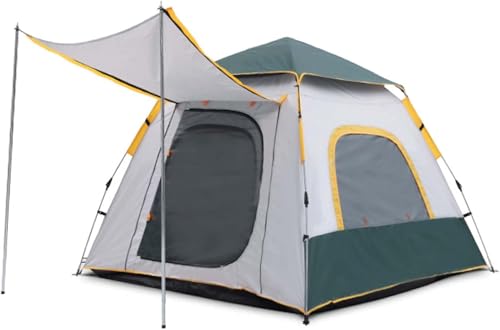 IXMLDAXD Zelt, Automatisches Pop-up-Familienzelt, tragbares Rucksackzelt mit Tragetasche und Zeltfoyer, Reisen im Freien, 210 x 210 x 150 cm(Second) von IXMLDAXD