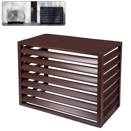 Kondensatorabdeckung, Abdeckung for Außenkondensator, Schutzhülle for AC-Mülleimer(Coffee 4 Side,1.5p) von IXMLDAXD