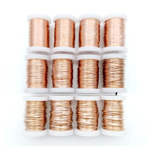 Kupferdraht, 0,13 mm,25,51 1, Kupferdraht Magnetdraht Emaillierter Kupferwickeldraht Spule Kupferdrahtwicklung(0.1mm) von IXMLDAXD