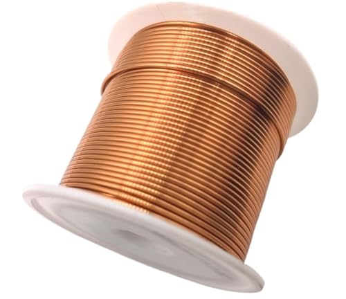 Kupferdraht, Kupferlot, Emaillierter Draht, Kupferemaillierter Magnetwicklungsspulendraht zur Reparatur von Drähten(0.45mm 15meter) von IXMLDAXD
