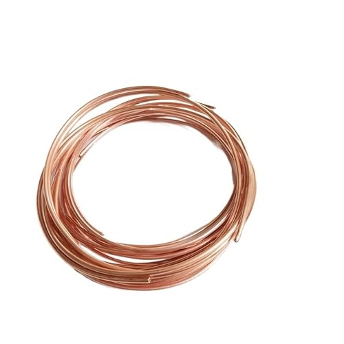 Kupferdraht, T2 Red Copper Coil Tube 10M - 99,9% reines Kupfer-Weichrohr for AC-Kühlung und DIY-Bewässerung(Od 3 X T 0.5) von IXMLDAXD
