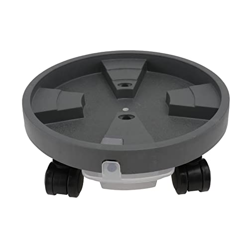 Pflanzen-Platten, 3 Stück Roll-Blumentopf-Tablett, Zimmerpflanzentöpfe, robuster Wagen, Metall-Pflanzgefäße for den Außenbereich, rollende Pflanze auf Rädern, Pflanzgefäß-Rollen, praktischer Blumentop von IXMLDAXD